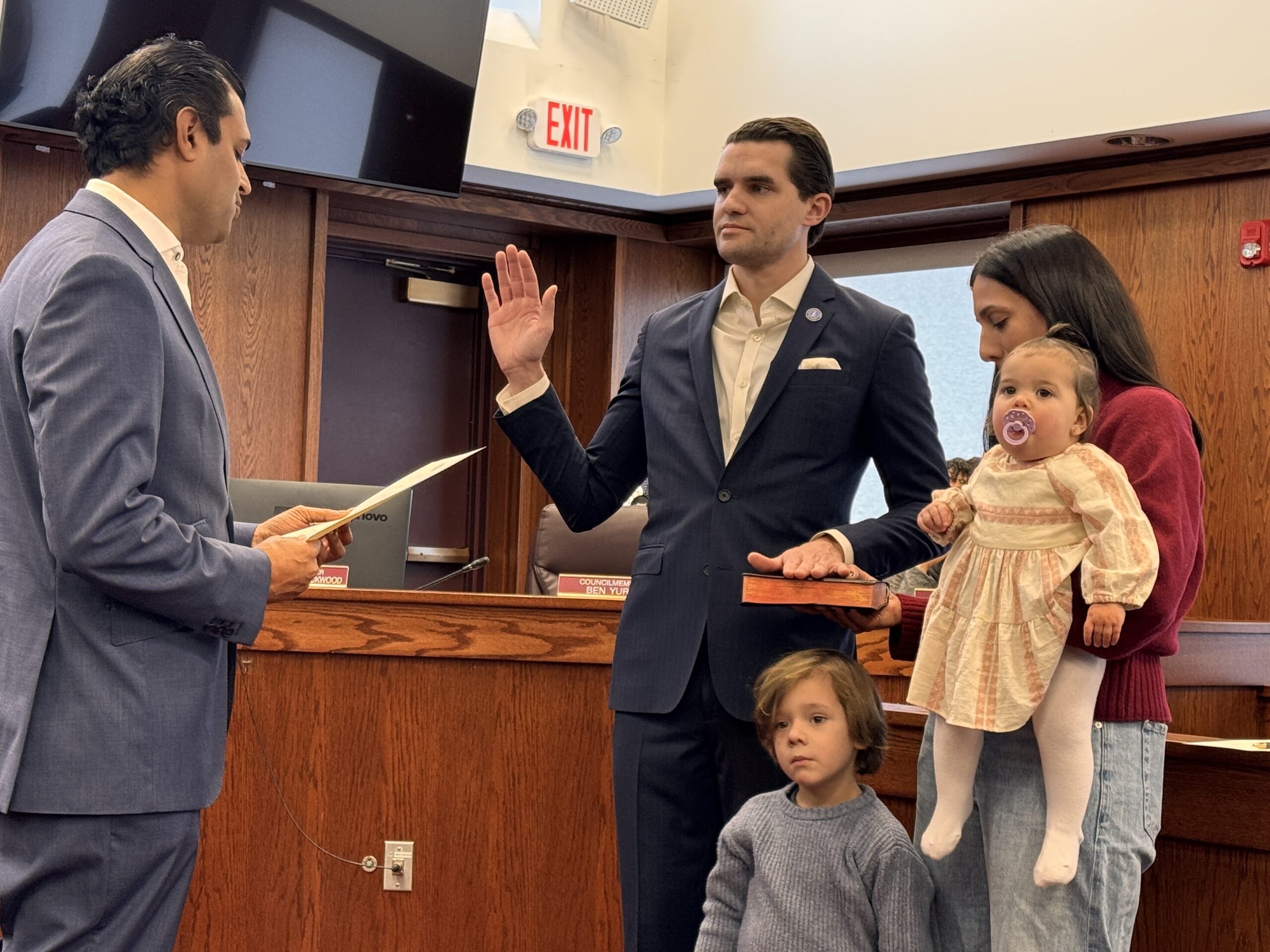 Ben Yuro borough Council swearing in 01012026