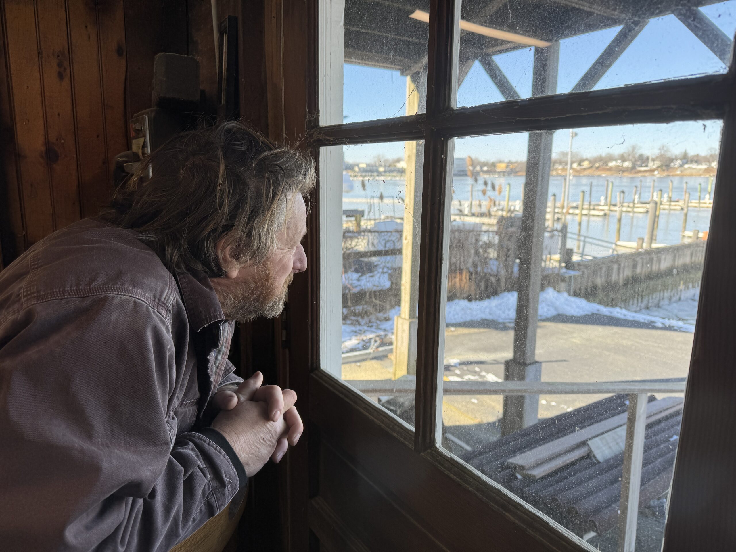 Dave drawbaugh, commodore of the North Shrewsury Ice Boat and yacht club012025