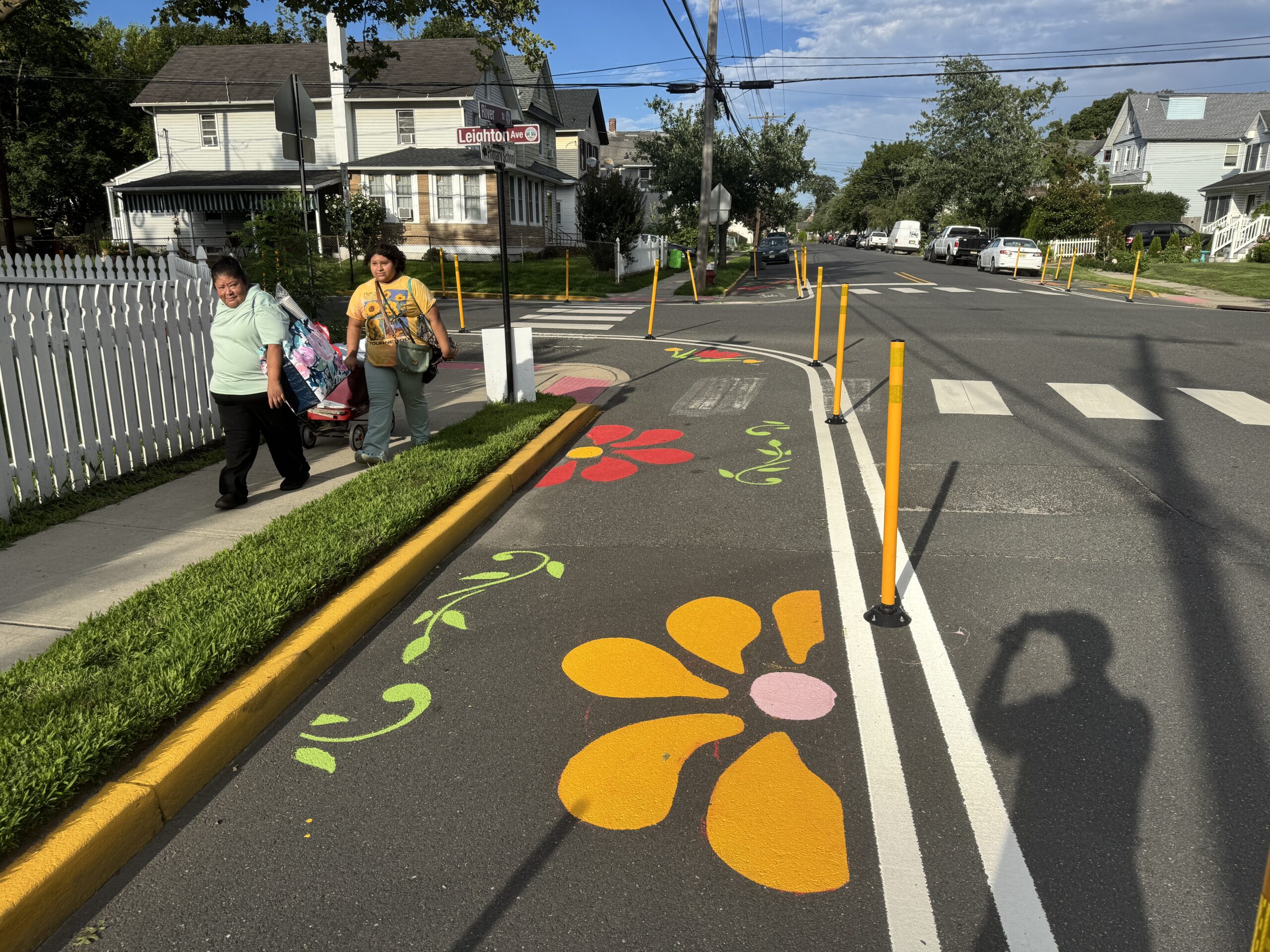 River Street and Leighton Avenue tactical urbanism 072025