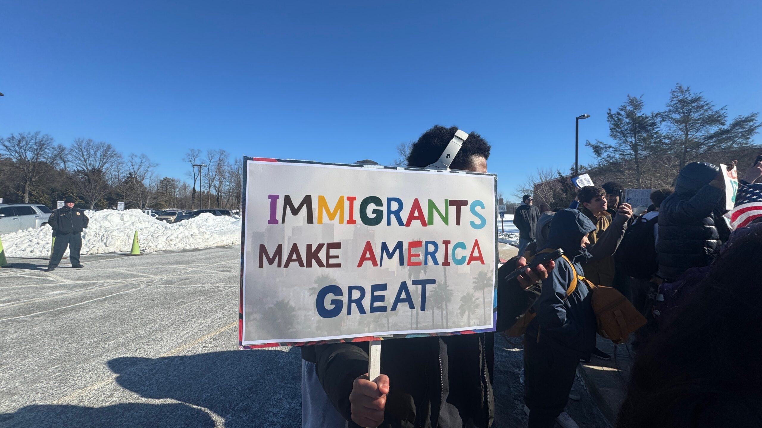 red bank regional immigration rally walkout 01302026