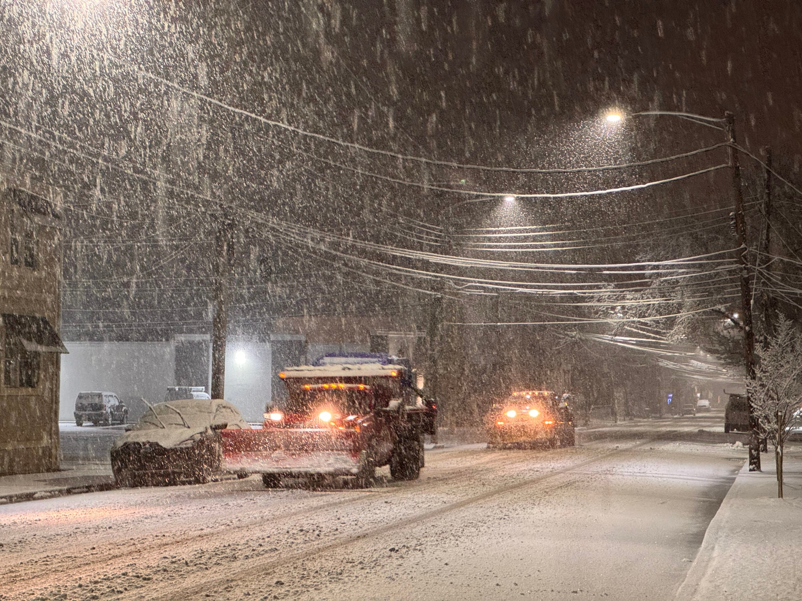 Red Bank snow plow Shrewsbury Avenue 122025