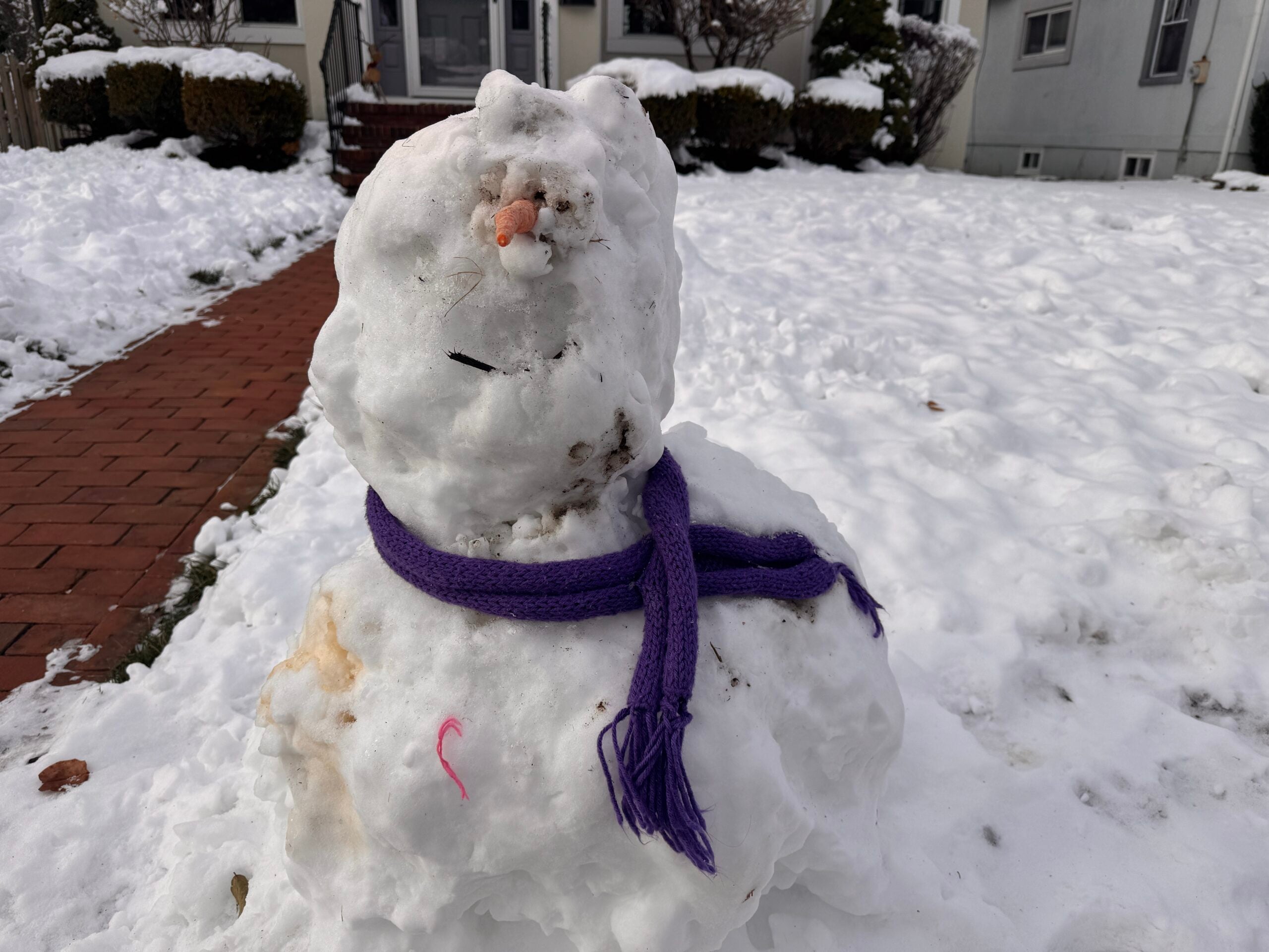 RED BANK snowman 12162025