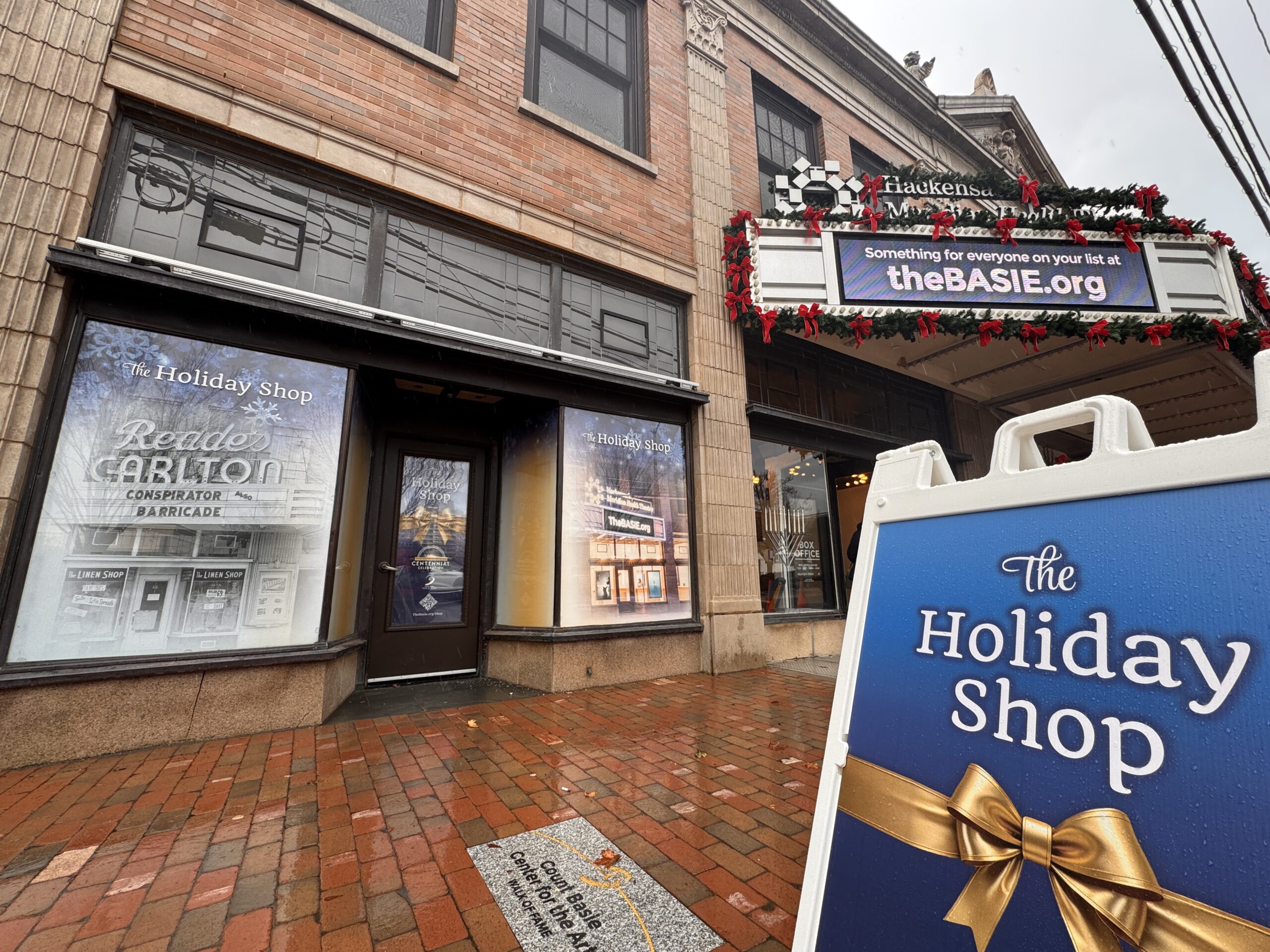 Count Basie Center for the Arts pop up shop 12182025