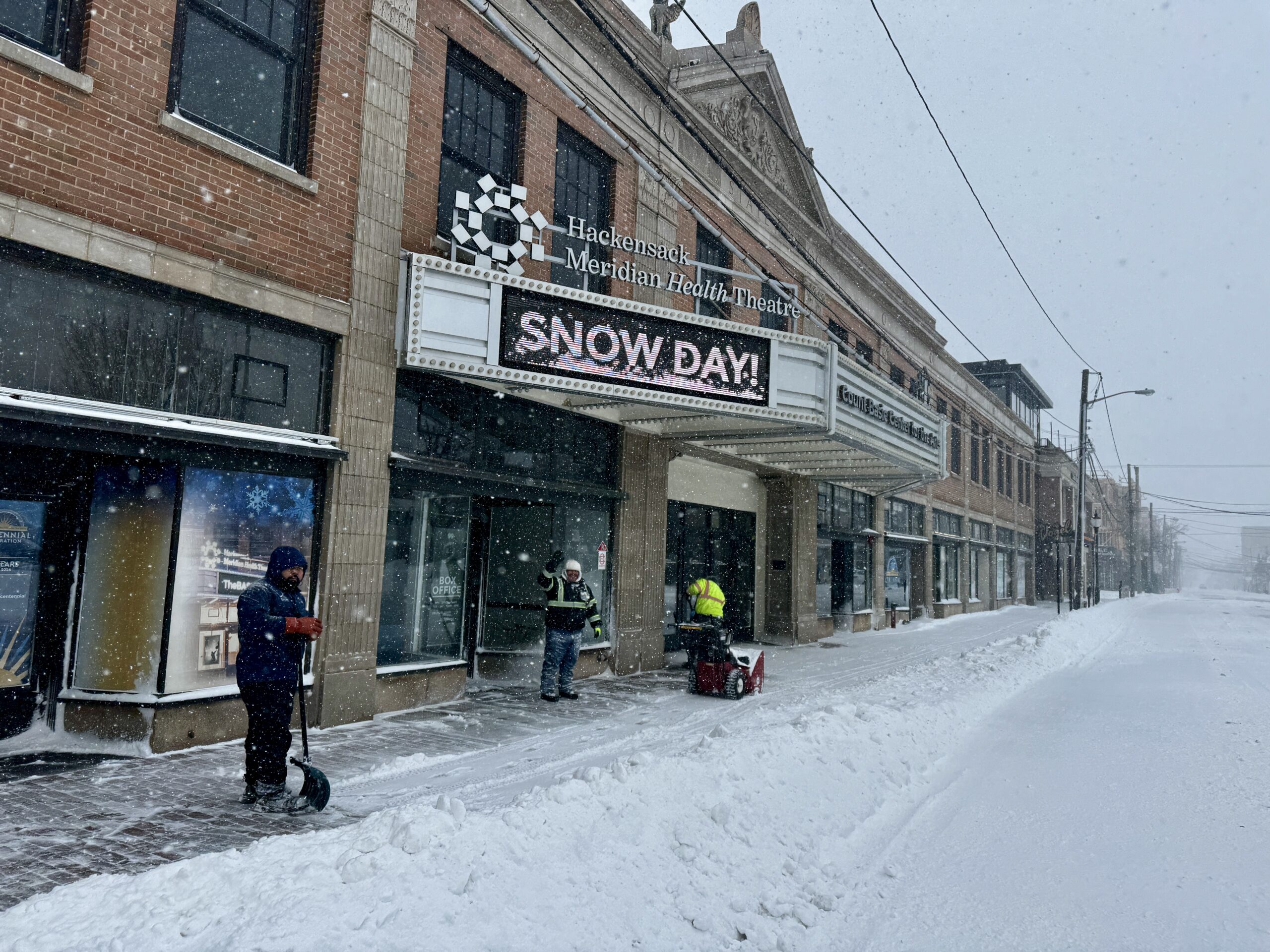 count basie center for the arts snow day 01252026