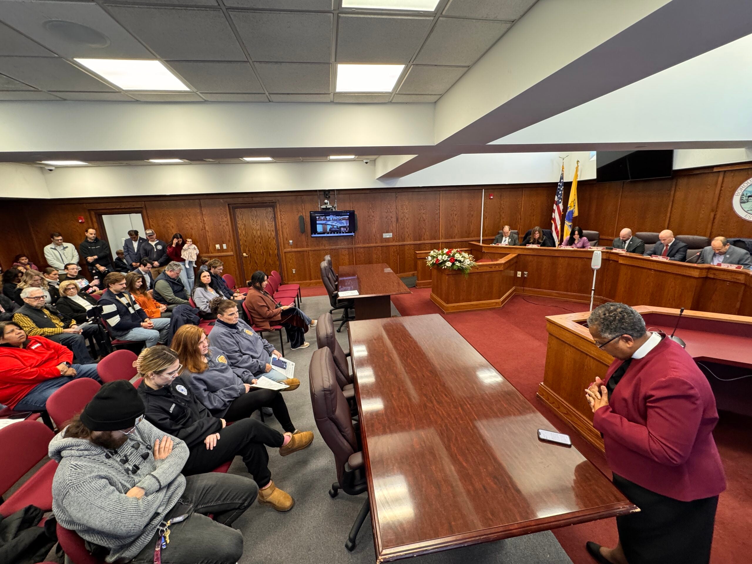 Pastor Janet Jones invocation Mayor and Borough Council reorganization 01012026