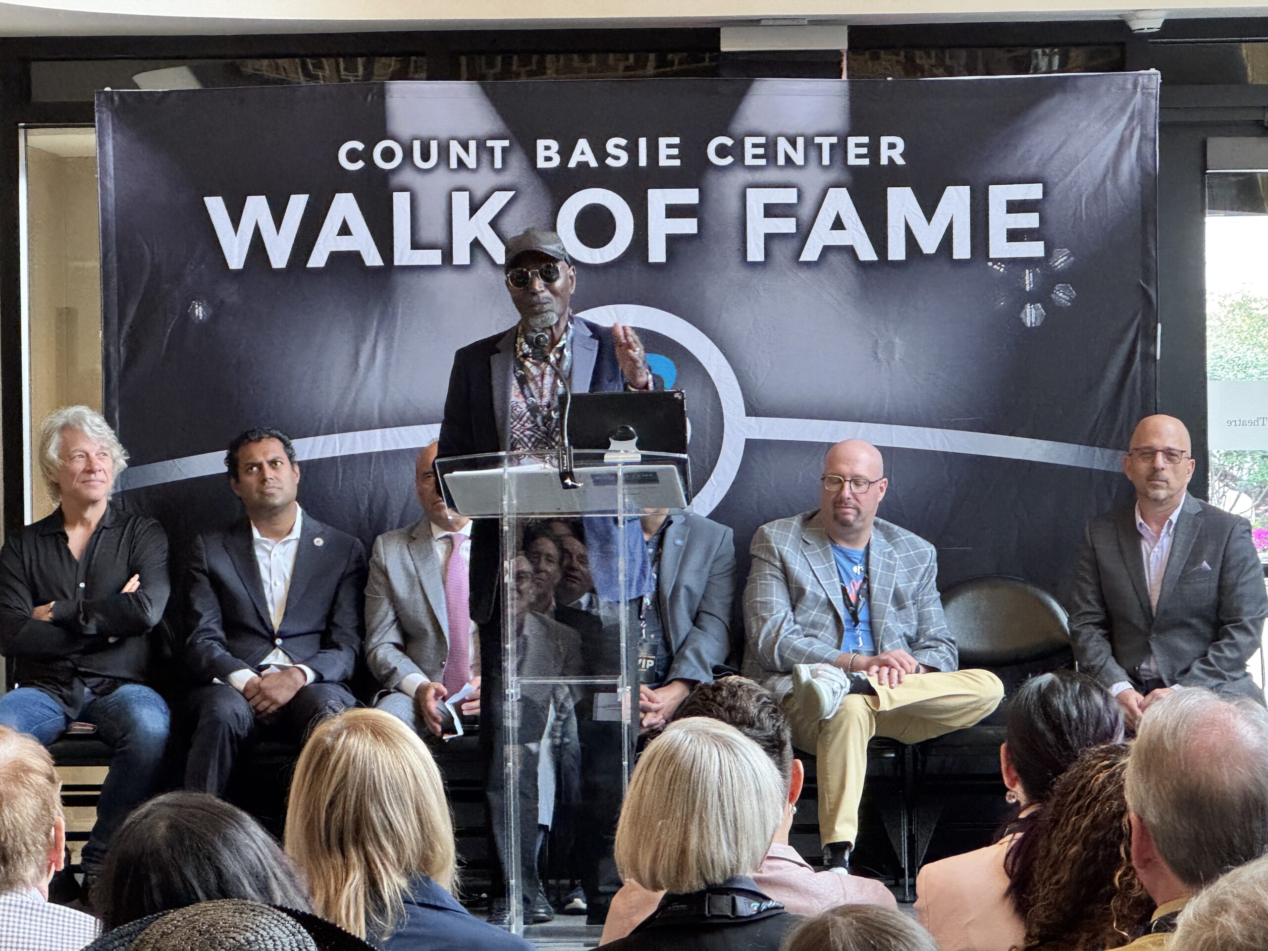 TS Monk, Jon Bon Jovi Count BAsie Center for the Arts Walk of Fame 09252025