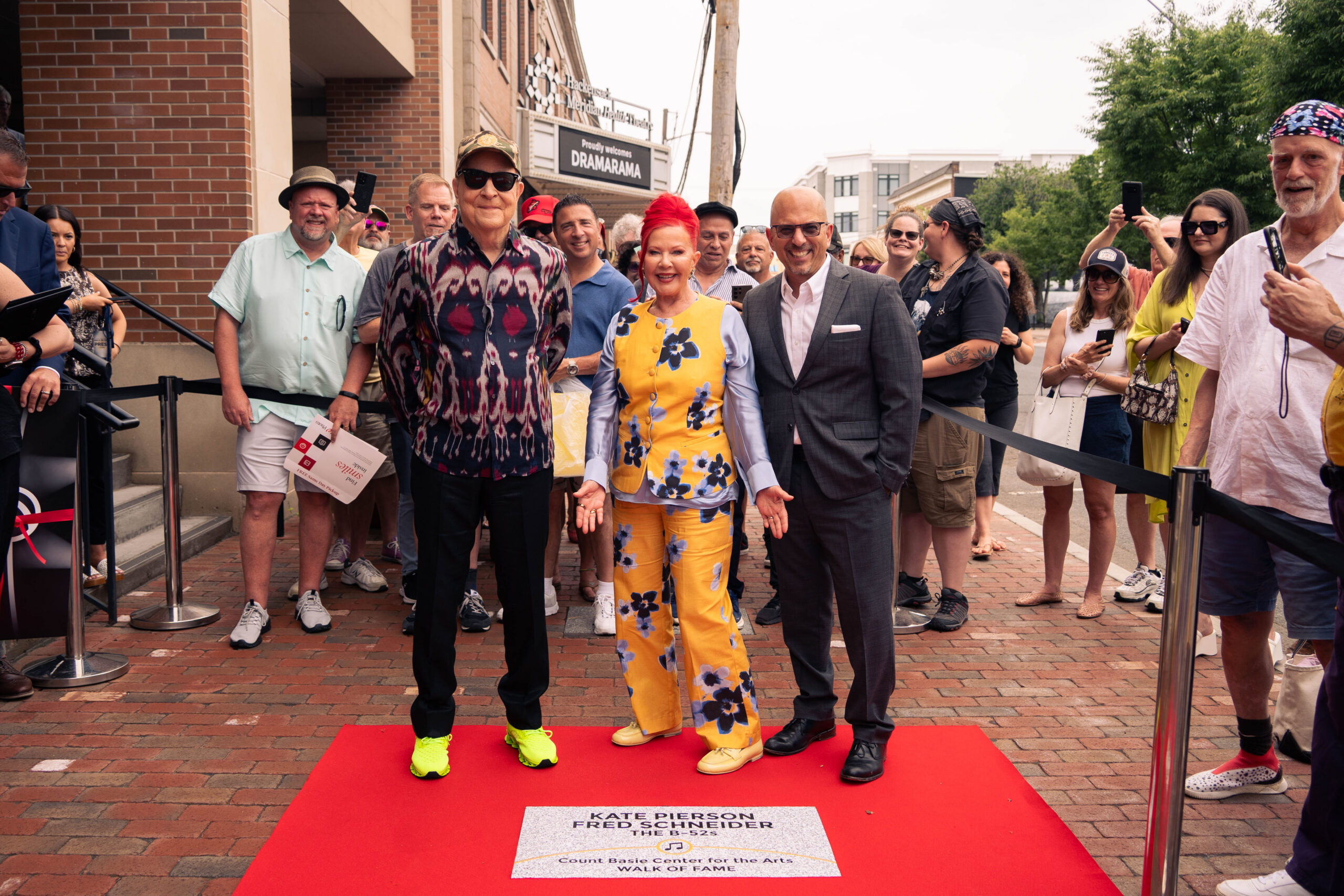 Kate Person Fred Schneider B52s Count Basie Center for the Arts Walk of Fame 07102026