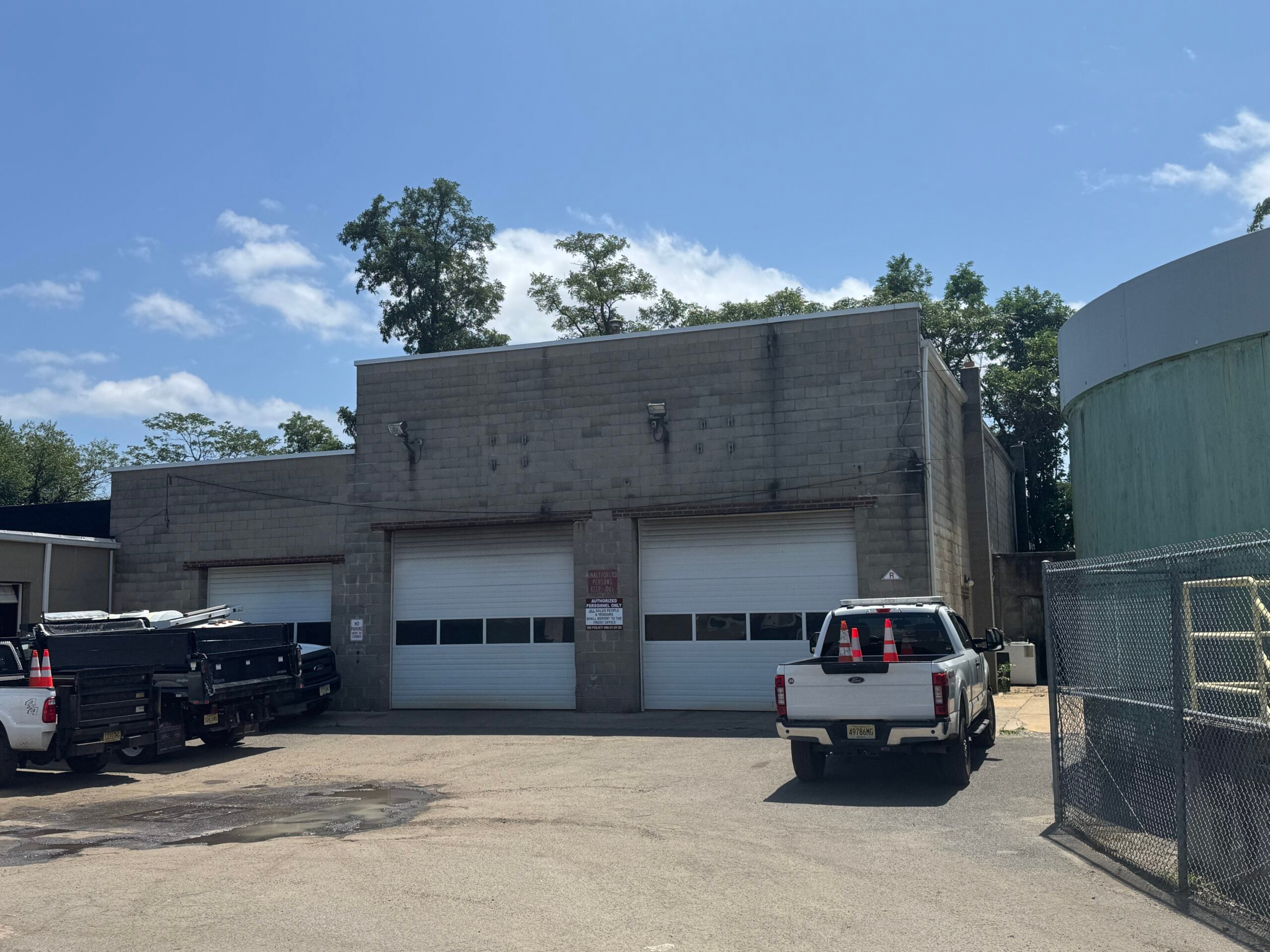 Department of Public Utilities garage Chestnut Street, Red Bank. 07222025