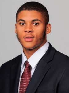 Sadiq Palmer in a University of Massachusetts publicity photo