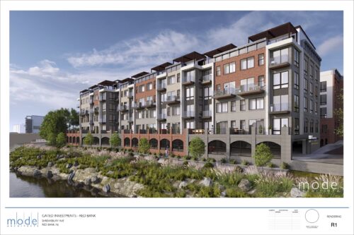 14 townhomes and two cottages on the block bounded by Harding and Hudson Avenues and Clay Street.