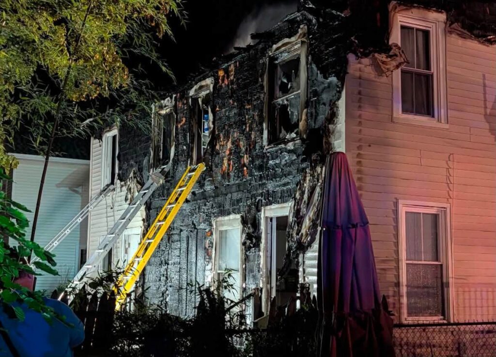 141 Chestnut Street fire 07082026