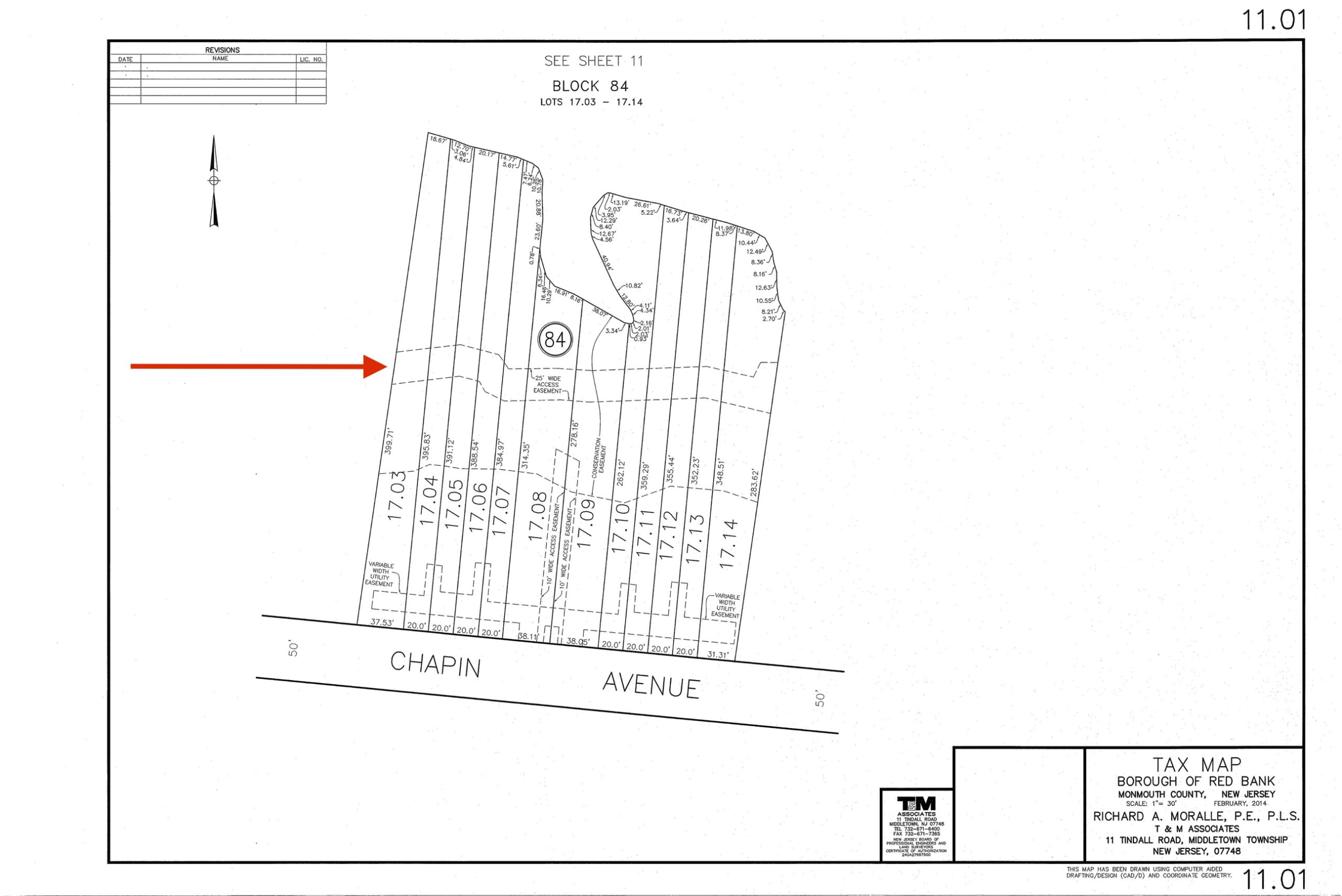 Chapin Avene Easement Swimming River waterfront access