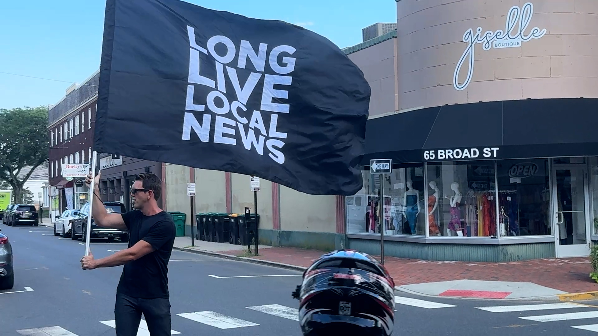 Kenny Katzgrau Long Live Local News flag