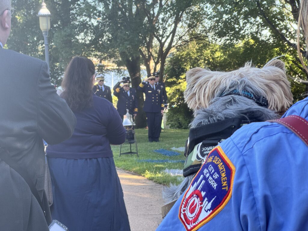 2025 September 11 ceremony Riverside Gardens Park Red Bank