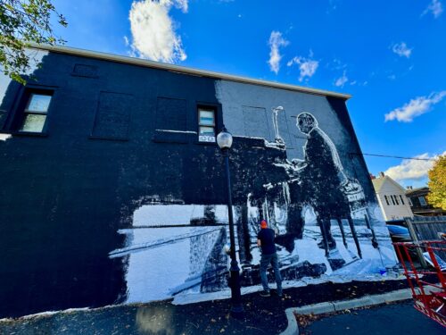 110 Monmouth Street mural Michael White