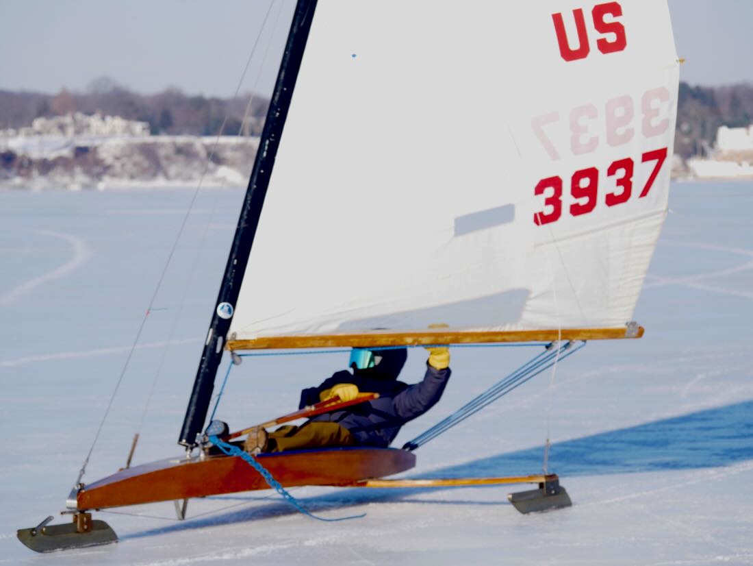 Cole Barney NorthShrewsbury Ice Boat and Yacht club ice boat 01292026