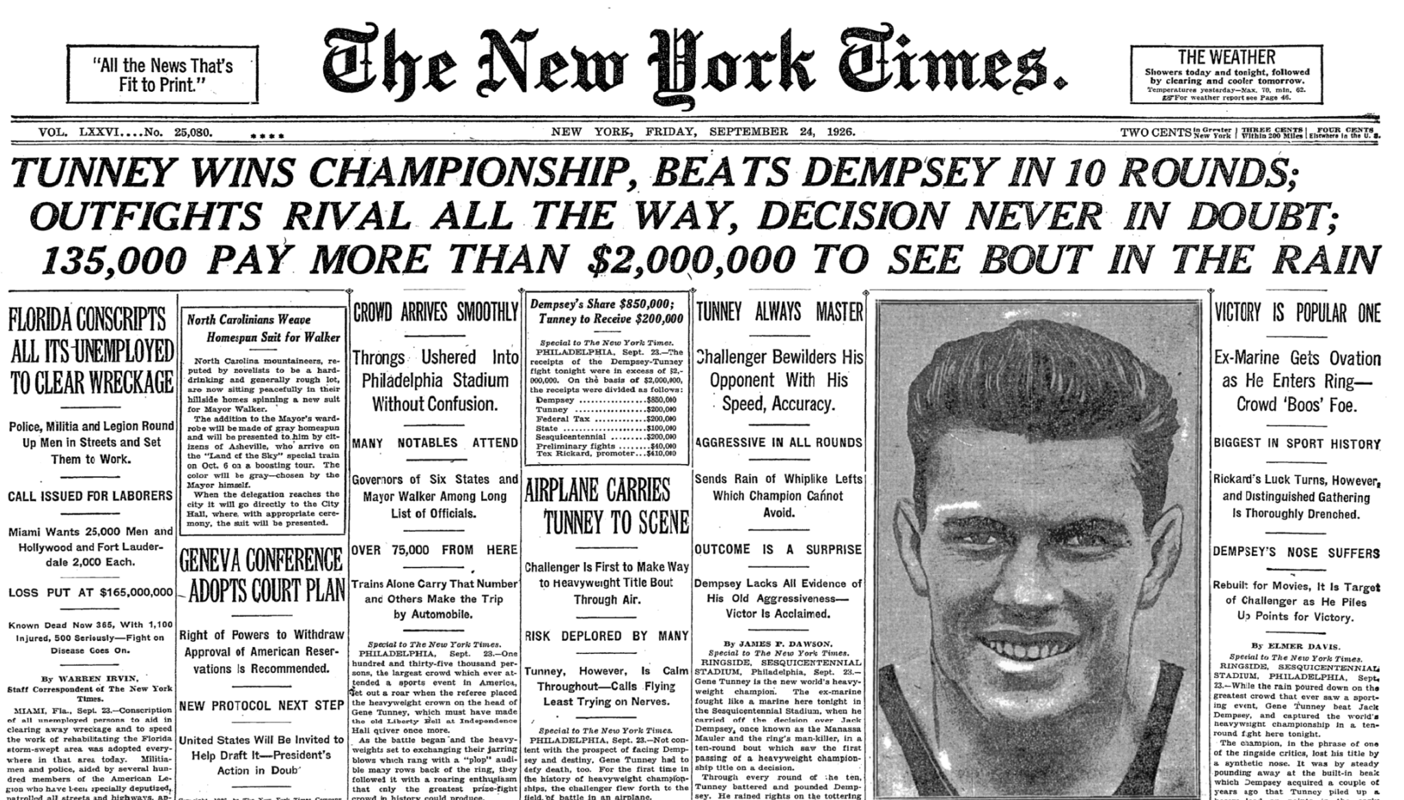 Not Red Boxer THROWBACK: RED BANK BOXER BECOMES WORLD CHAMP IN 1926 - Red Bank Green