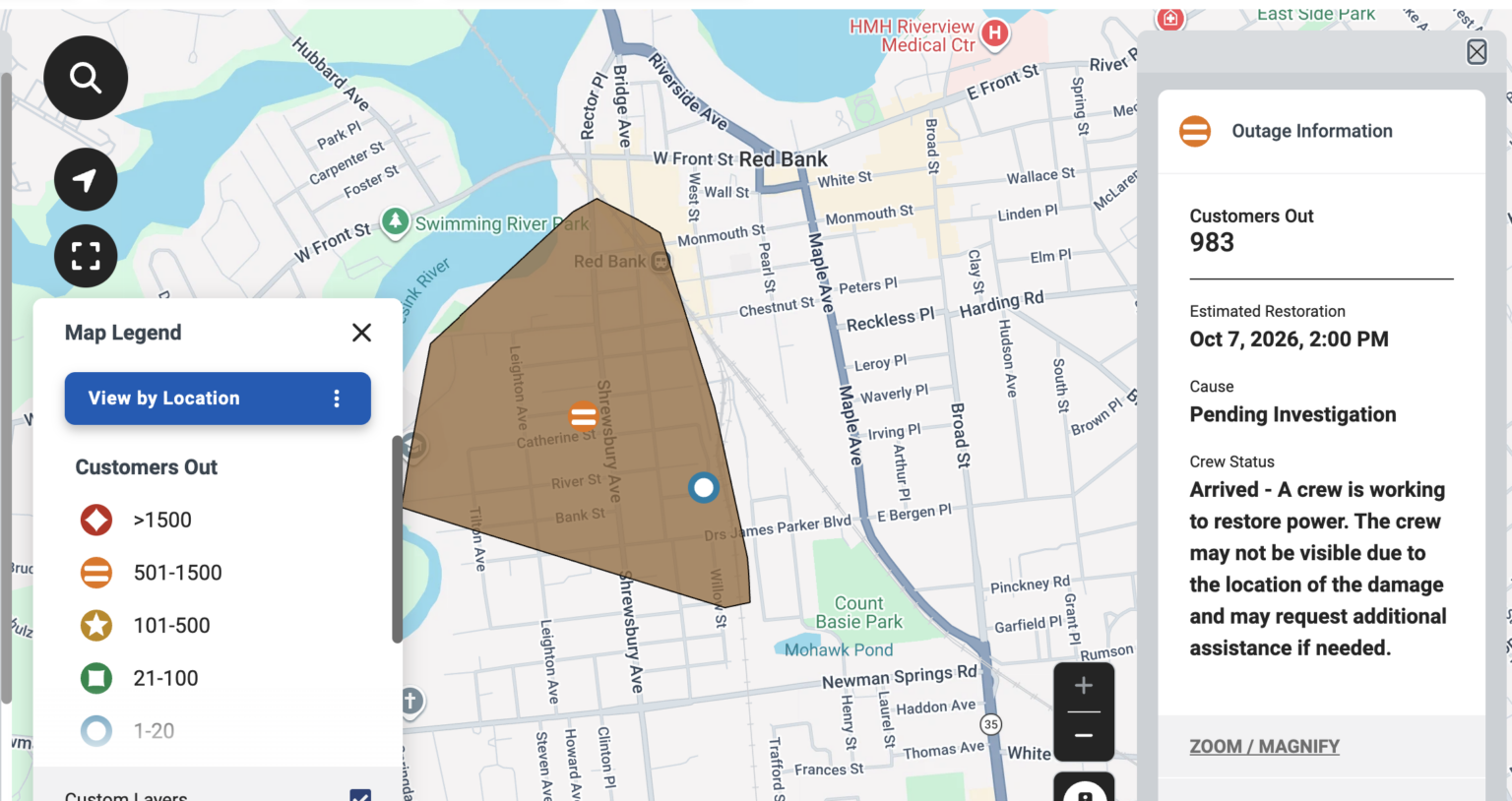 RED BANK: POWER OUTAGE ON WEST SIDE - Red Bank Green