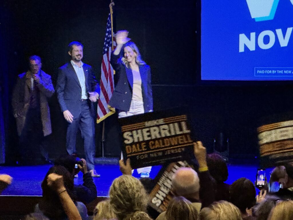 Mikie Sherrill Pete Butigieg Vogel 10302025